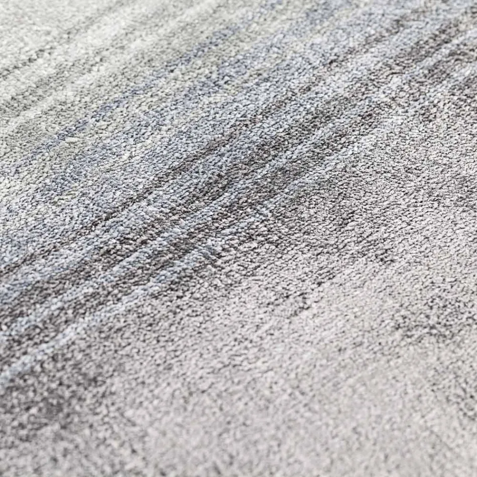 Ręcznie robiony dywan do salonu z wysokiej jakości wiskozy tkanej w Indiach – Bonnet Viadurini