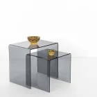 Stoły projektowe w kolorowej pleksi produkowane we Włoszech, Spinoso Viadurini