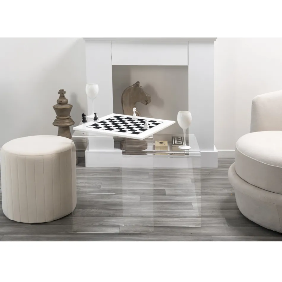 Zaprojektuj stoliki kawowe z kolorowego pleksi wyprodukowane we Włoszech, Spinoso Viadurini