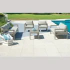 Stół ogrodowy 100x55 cm z aluminium z różnymi wykończeniami - Myszka Miki Viadurini