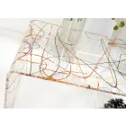 Nowoczesny stół mostowy z pleksi wyprodukowany we Włoszech, Bolly Viadurini