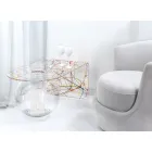 Nowoczesny stół mostowy z pleksi wyprodukowany we Włoszech, Bolly Viadurini