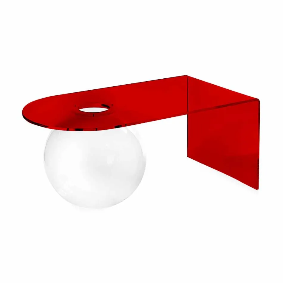 Nowoczesny stół z plexi wykonany we Włoszech, Bolly Viadurini