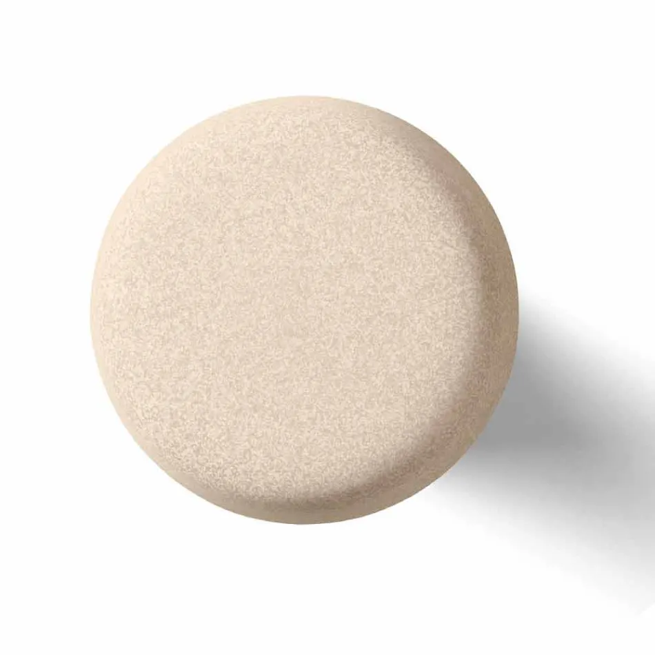 Wysoki stolik kawowy na zewnątrz z polietylenu z okrągłym blatem Made in Italy - Desmond Viadurini