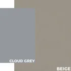 Nowoczesny stolik kawowy z aluminium i laminatu - Carmine2 Viadurini