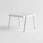 Nowoczesny stolik kawowy z aluminium i laminatu - Carmine2 Viadurini