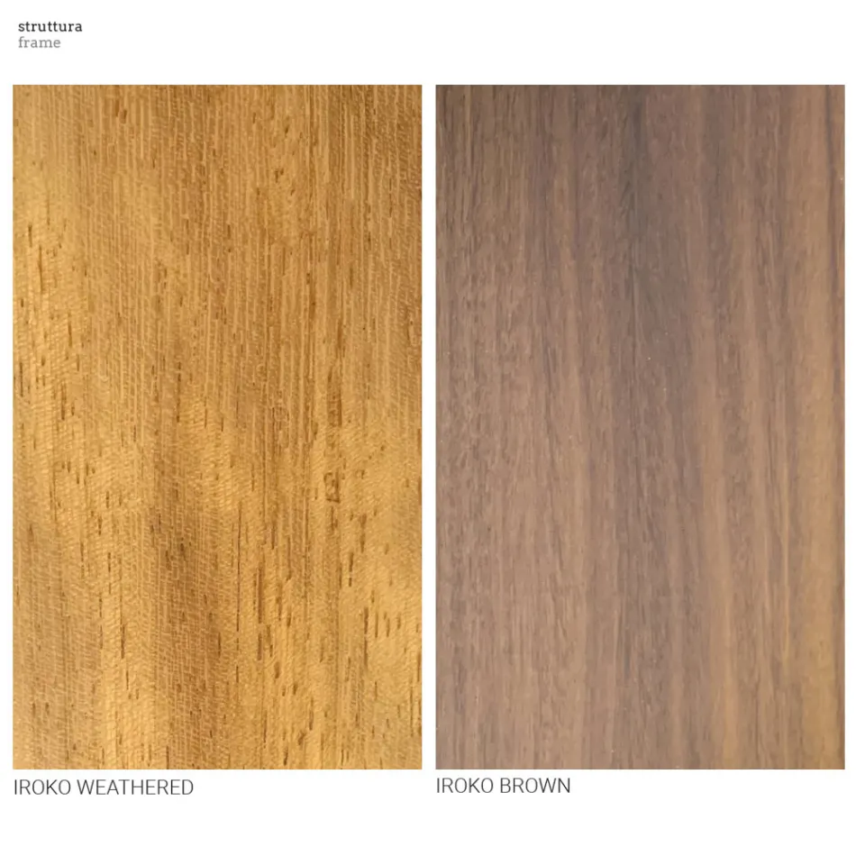 Niski stolik kawowy ogrodowy z blatem z kamionki Made in Italy - Bresson Viadurini