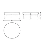 Niski blat Hpl lub ceramiczny Made in Italy - Emmacross by Varaschin Viadurini