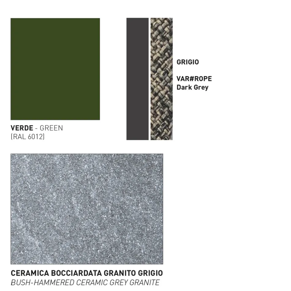 Niski blat Hpl lub ceramiczny Made in Italy - Emmacross by Varaschin Viadurini