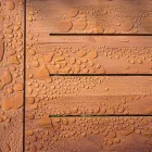 Niski kwadratowy stolik kawowy do salonu na zewnątrz z naturalnego lub czarnego drewna - Suzana Viadurini