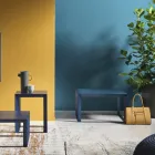 Metalowy stolik kawowy o kwadratowym kształcie w 2 rozmiarach - Josyane Viadurini