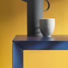 Metalowy stolik kawowy o kwadratowym kształcie w 2 rozmiarach - Josyane Viadurini