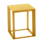 Metalowy stolik kawowy o kwadratowym kształcie w 2 rozmiarach - Josyane Viadurini