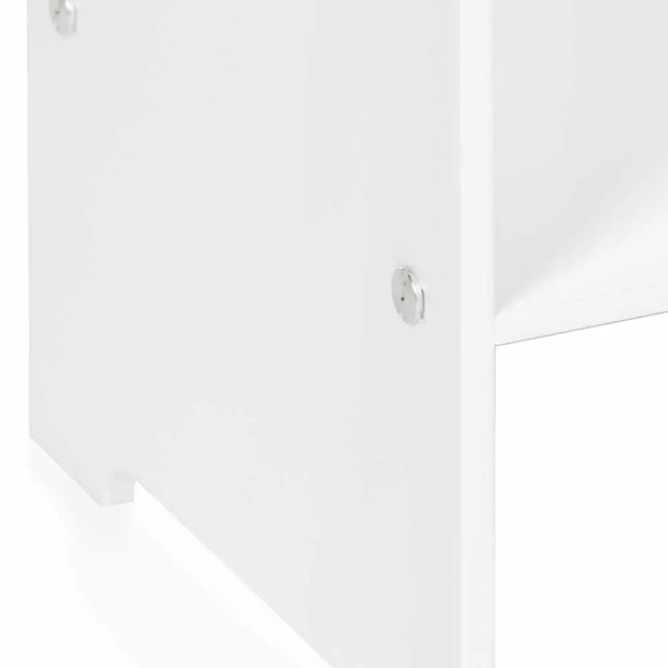 Mimi nowoczesny design biały stolik / stolik nocny, wykonany we Włoszech Viadurini