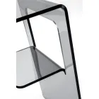 Szafka nocna z przezroczystego lub wędzonego pleksiglasu Made in Italy - Lollao Viadurini