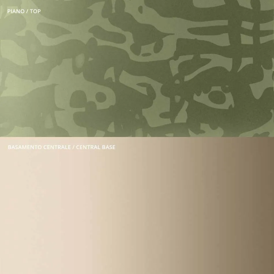 Stolik kawowy z kwadratowym szklanym lub metalowym blatem Made in Italy - Anakin Viadurini