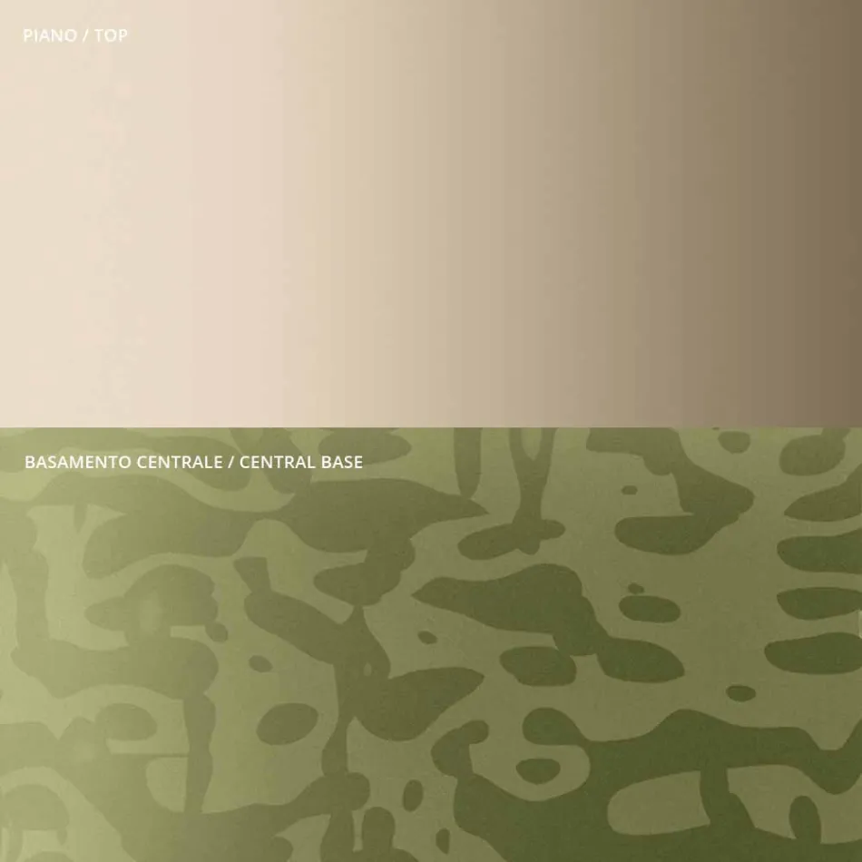 Stolik kawowy z kwadratowym szklanym lub metalowym blatem Made in Italy - Anakin Viadurini