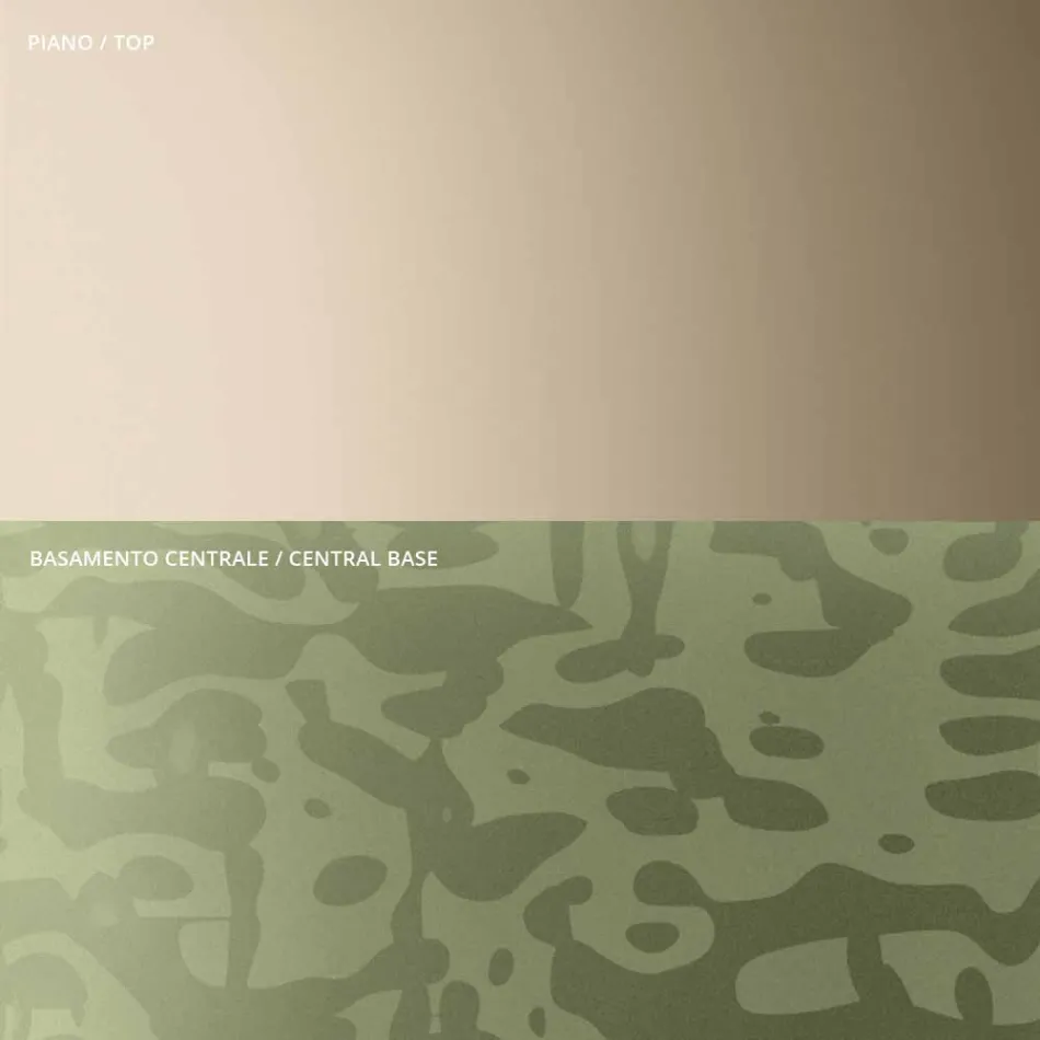 Stolik kawowy z okrągłym szklanym lub metalowym blatem Made in Italy - Anakin Viadurini