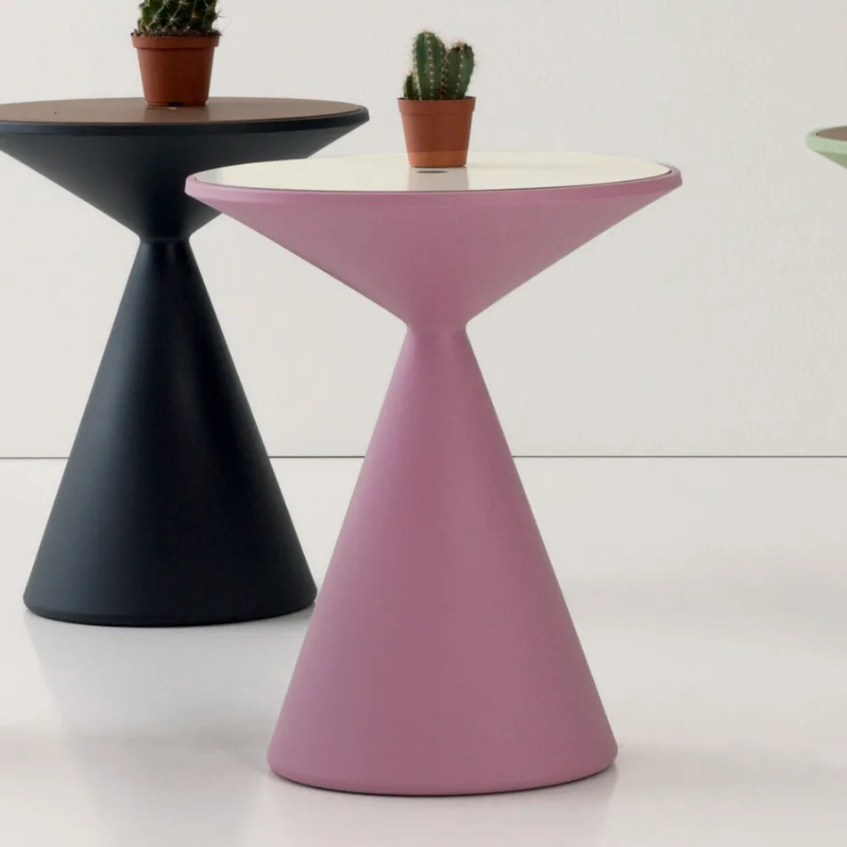 Pojemnik na stolik kawowy do salonu z polietylenu Made in Italy - Acuto Viadurini