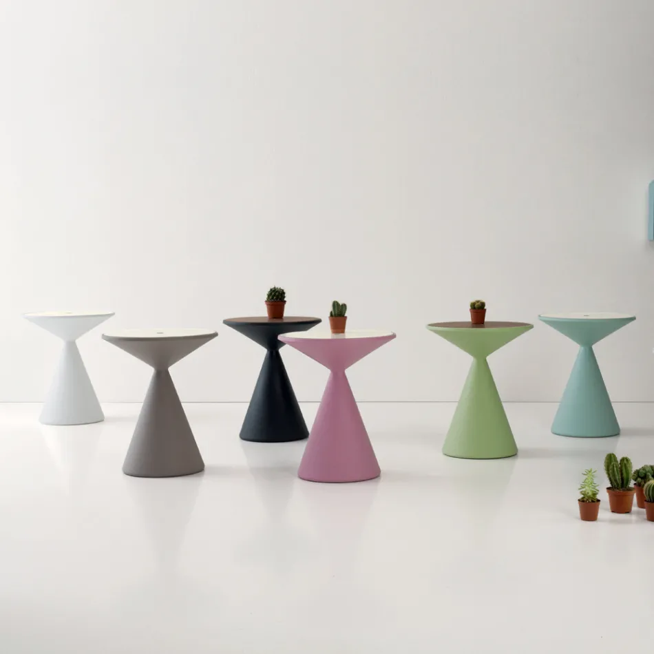 Pojemnik na stolik kawowy do salonu z polietylenu Made in Italy - Acuto Viadurini