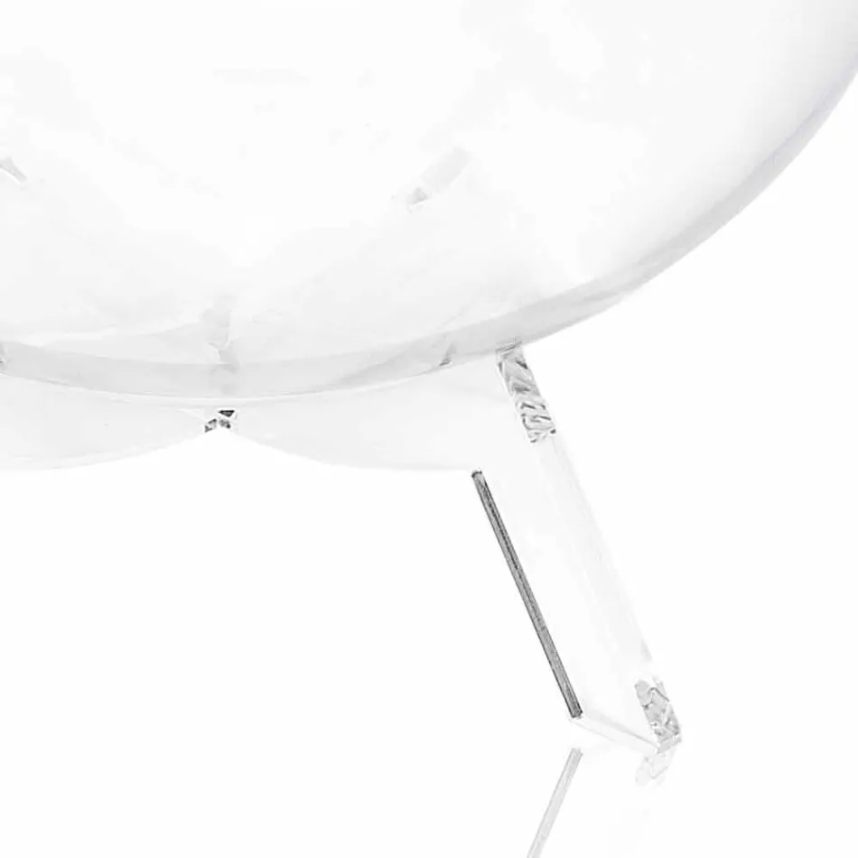 Niebieski okrągły stół / pojemnik Biffy, nowoczesny design wykonany we Włoszech Viadurini