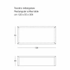Stolik kawowy do salonu ze stali kolorowej, nowoczesny design - Josyane Viadurini