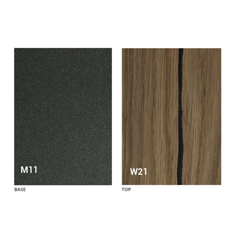 Stolik kawowy, który zmienia design w drewnie Made in Italy - Vincenzo Viadurini