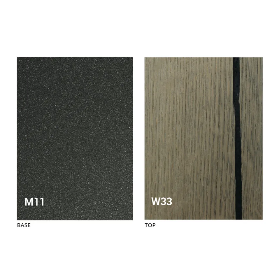 Stolik kawowy, który zmienia design w drewnie Made in Italy - Vincenzo Viadurini