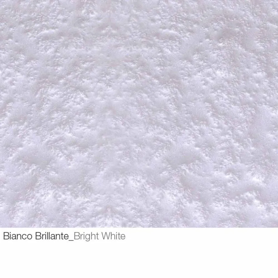 Stolik kawowy z kutego kryształu i metalu Made in Italy - Montebianco Viadurini