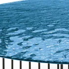 Stolik kawowy z kutego kryształu i metalu Made in Italy - Montebianco Viadurini