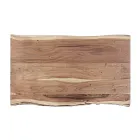 Stolik kawowy ręcznie robiony z drewna i stali Homemotion - Tancredi Viadurini