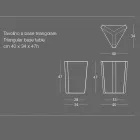 Stolik kawowy z kolorowego metalu o nowoczesnym włoskim designie - Yasmine Viadurini