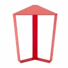 Stolik kawowy z kolorowego metalu o nowoczesnym włoskim designie - Yasmine Viadurini