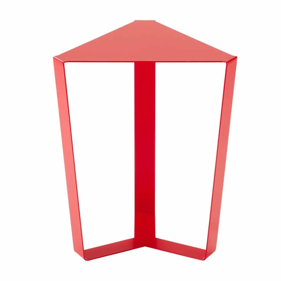 Stolik kawowy z kolorowego metalu o nowoczesnym włoskim designie - Yasmine Viadurini