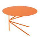 Okrągły metalowy stolik kawowy, design w różnych kolorach i 2 rozmiarach - Olesya Viadurini
