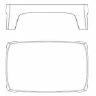 Solidny stolik kawowy Vondom z polipropylenu Viadurini