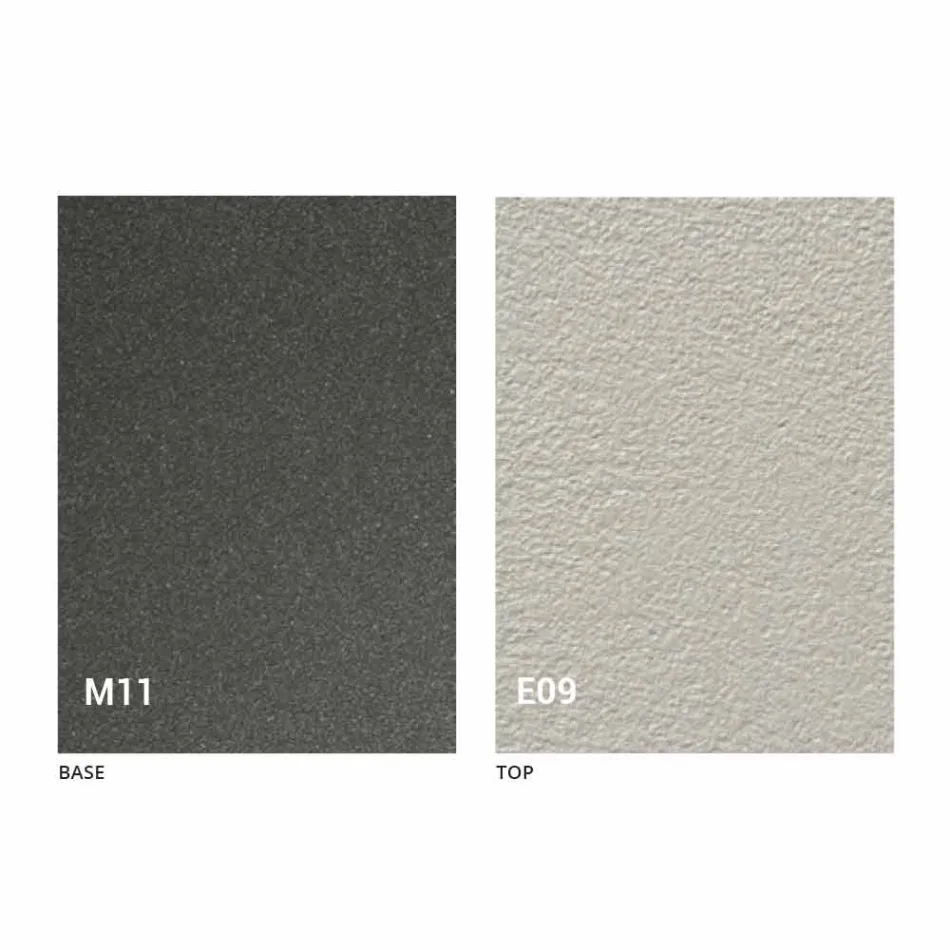 Rozkładany stolik kawowy z blatem z efektem zaprawy Made in Italy - Romantic Viadurini