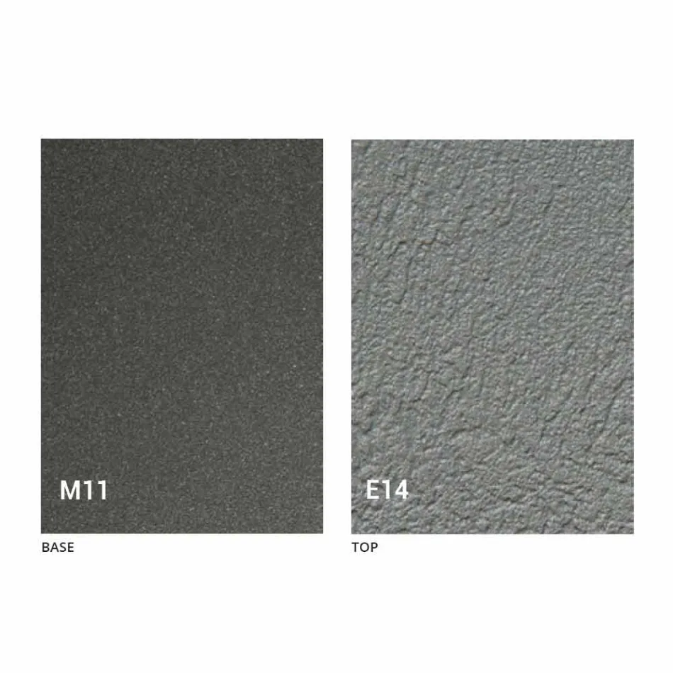 Rozkładany stolik kawowy z blatem z efektem zaprawy Made in Italy - Romantic Viadurini