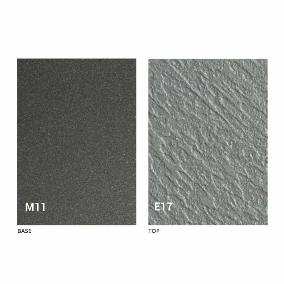 Rozkładany stolik kawowy z blatem z efektem zaprawy Made in Italy - Romantic Viadurini