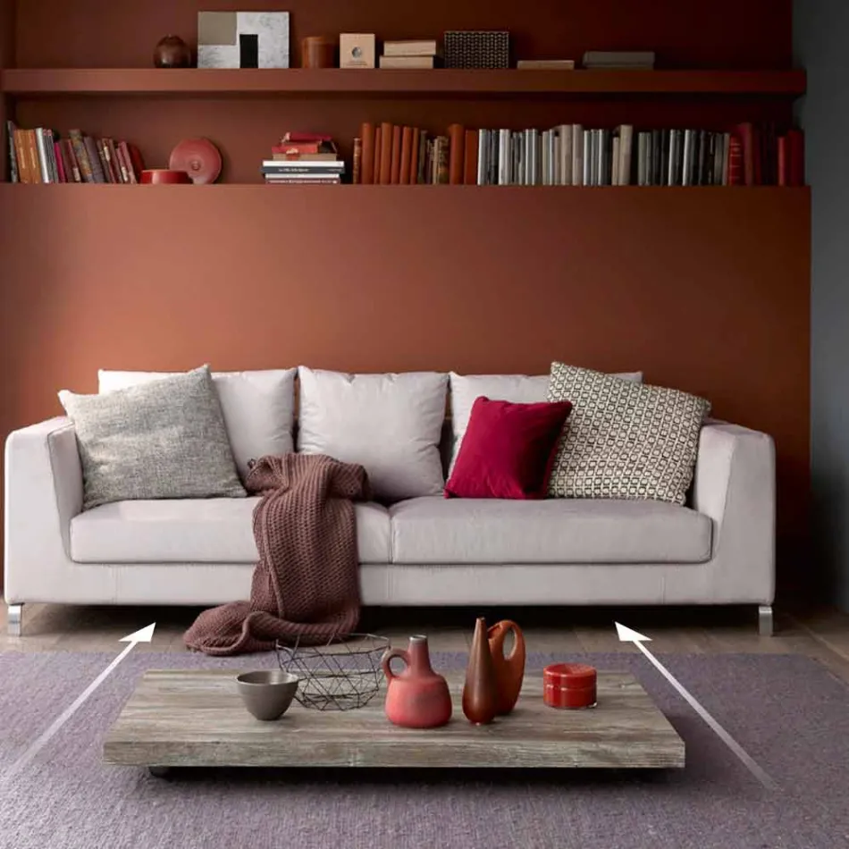 Stolik kawowy, który można przekształcić w stół kuchenny Made in Italy - Genio Viadurini