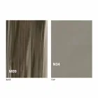 Nowoczesny rozkładany stolik kawowy z drewna i metalu Made in Italy - Gabri Viadurini