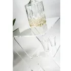 Stół do sofy z przezroczystego pleksiglasu wewnątrz lub na zewnątrz - Platano Viadurini