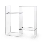 Stolik sofowy z przezroczystego lub przydymionego pleksiglasu Made in Italy - Janne Viadurini