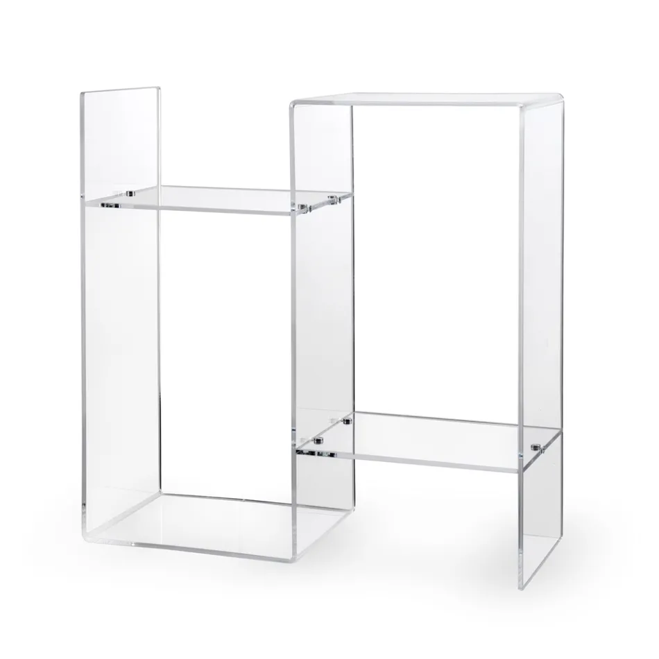 Stolik sofowy z przezroczystego lub przydymionego pleksiglasu Made in Italy - Janne Viadurini