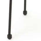 Zewnętrzny stalowy stolik kawowy z designerskim szklanym blatem - Spumolizia Viadurini