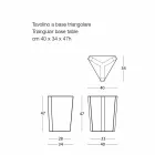 Zewnętrzny stolik kawowy metalowy Różne kolory, nowoczesny włoski design - Yasmine Viadurini