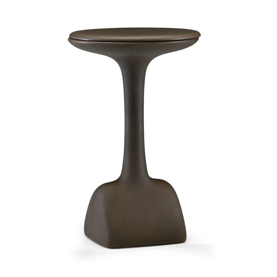 Stolik kawowy na zewnątrz z kolorowego polietylenu 96 cm Made in Italy - Uliveto Viadurini