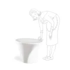 Stolik kawowy na zewnątrz z kolorowego polietylenu Made in Italy - Igorina Viadurini