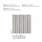 Tabeli na zewnątrz w całości wykonana z plecionki z polietylenu strony Mat Viadurini