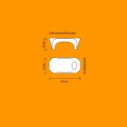 Stolik kawowy do wnętrz lub na zewnątrz ze Spumantiera, dwuczęściowy projekt - Lily by Myyour Viadurini